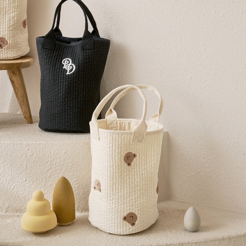 PREMIUM絎縫系列-圓圓臉水桶包