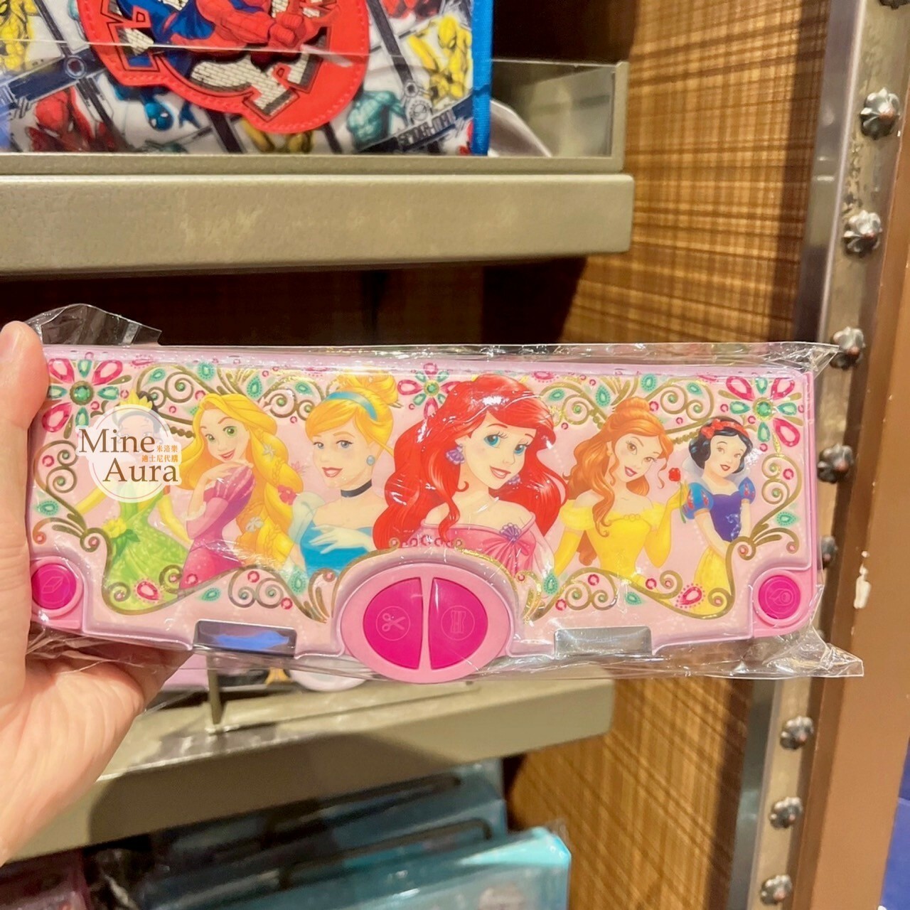 公主系列 Princess Line 公主集合 圖案 多功能鉛筆盒 文具組 -上海迪士尼樂園