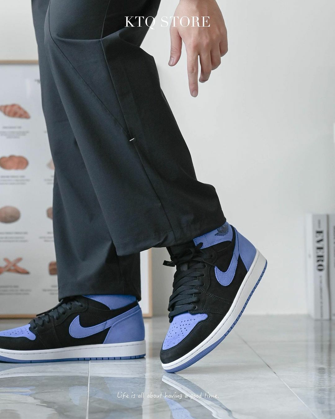 KTQ STORE ‧  Air Jordan 1 Retro High OG "Royal Reimagined" 皇家黑藍 DZ5485-042