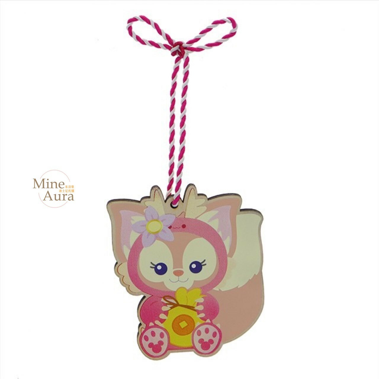 (現貨) 2024 新春限定 玲娜貝兒 Lina bell 龍裝造型 木製 繪馬 掛飾 -香港迪士尼樂園