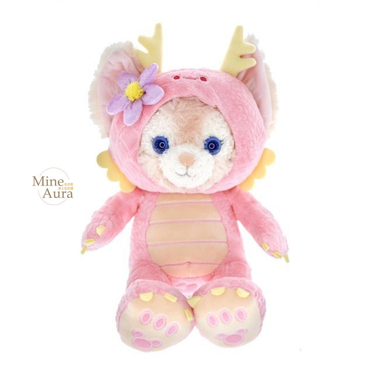 2024 新春限定 龍年主題 玲娜貝兒 Lina bell 絨毛 SS號 娃娃 玩偶 -香港迪士尼樂園