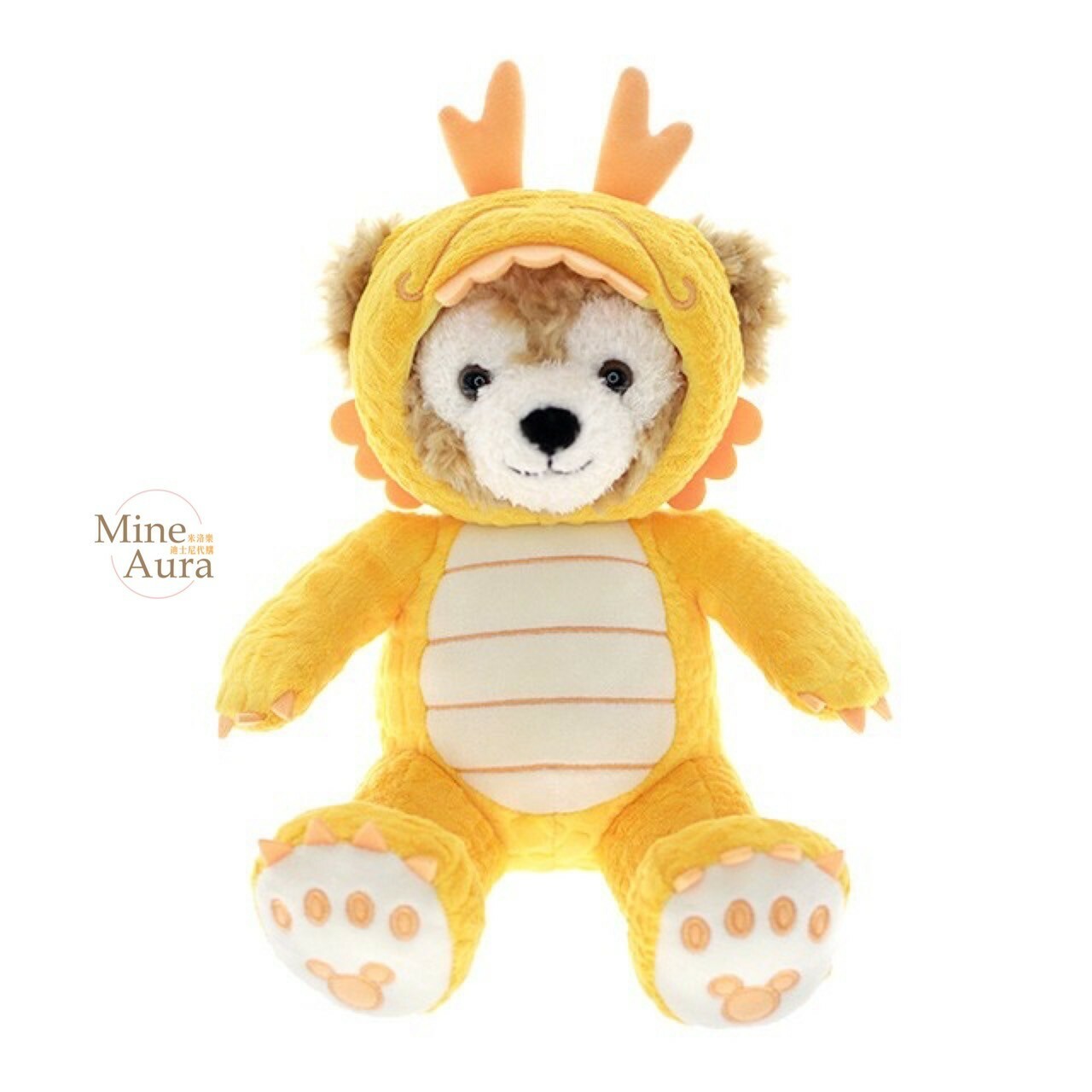 2024 新春限定 龍年主題 達菲 Duffy 絨毛 SS號 娃娃 玩偶 -香港迪士尼樂園