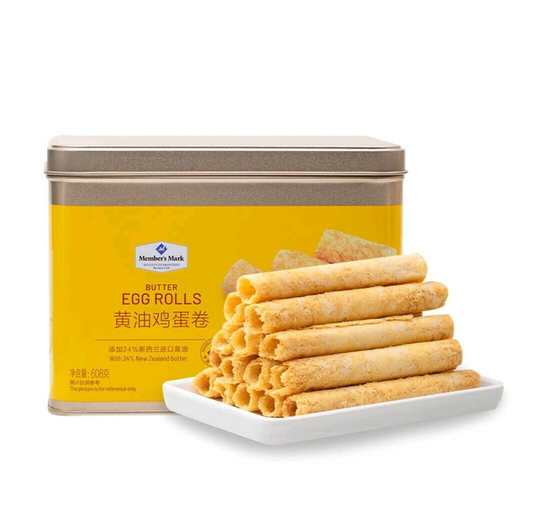 MM牛油雞蛋卷608克