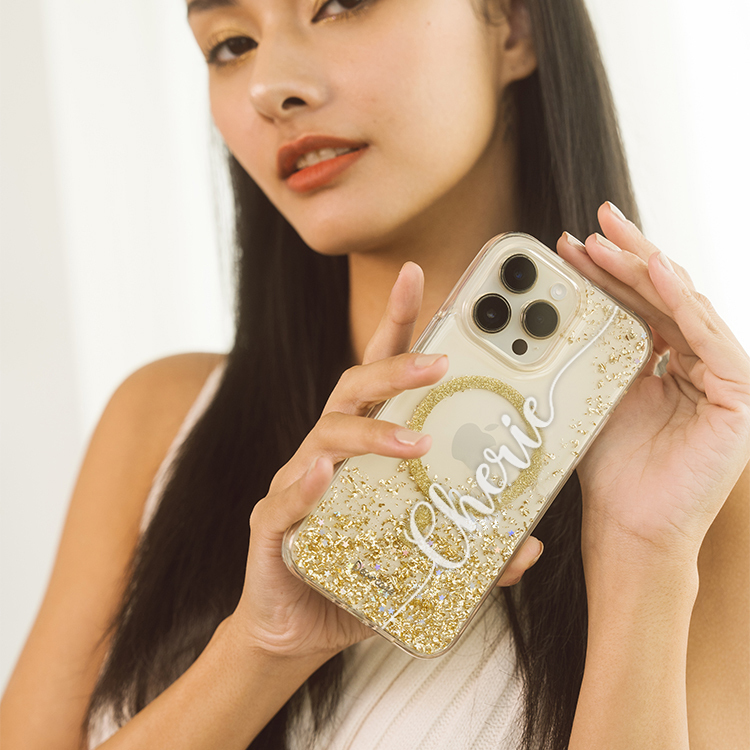 【特惠款】妳的姓名(Cherie) - iPhone 15 Pro Max - 香檳金貝拉殼 (MagSafe)