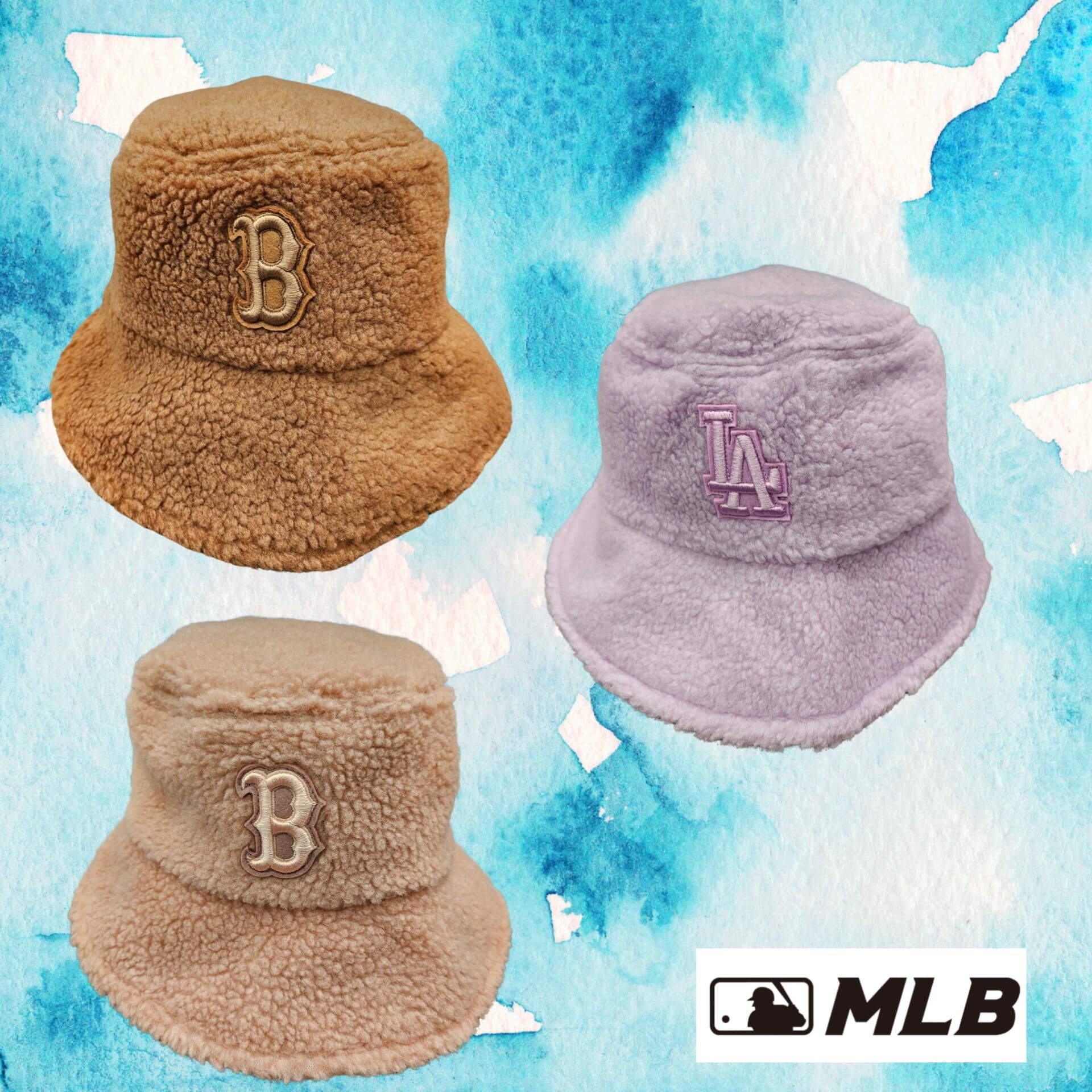 🇰🇷 韓國 MLB 搖粒絨漁夫帽 (MF395)