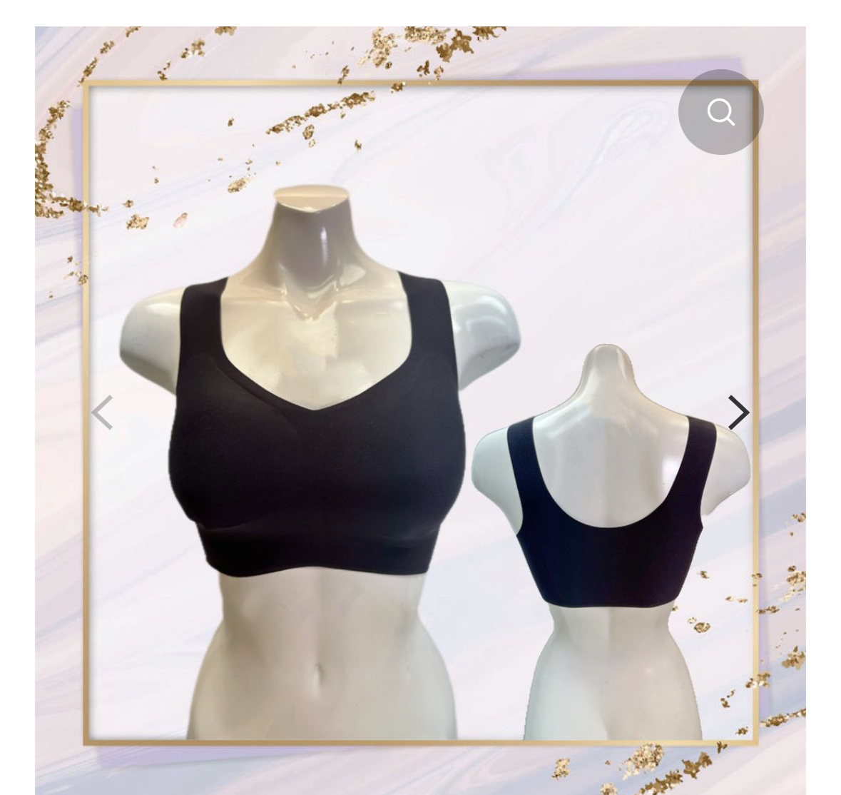 運動型 女裝 無縫內衣 - B011Black -M