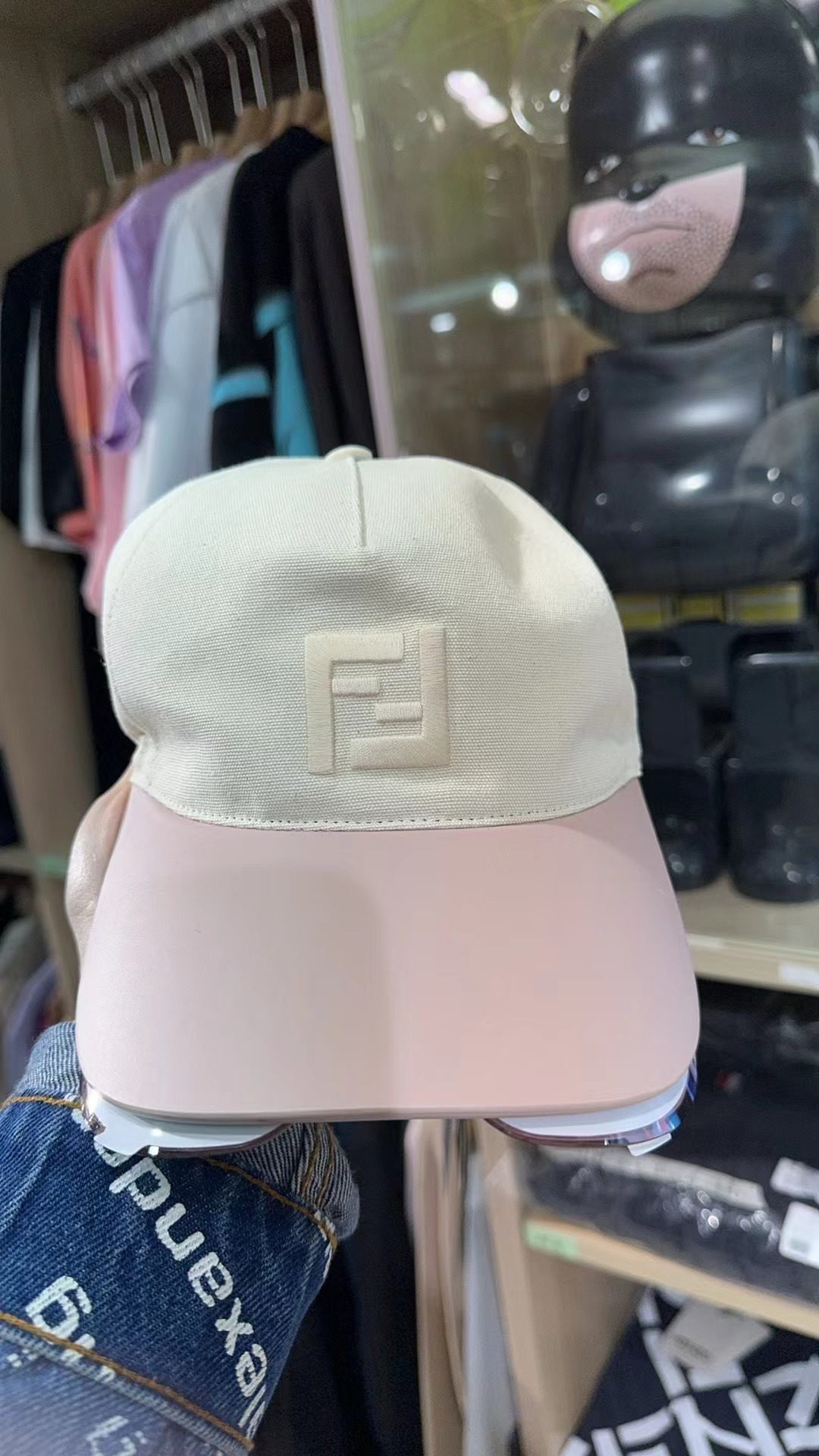 Fendi 眼鏡拼色Cap -T