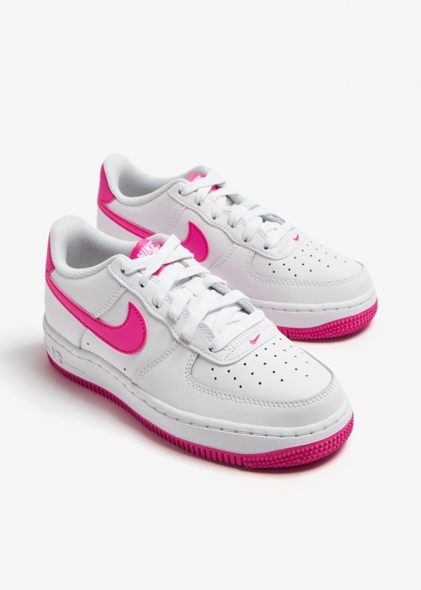 【預訂】NIKE AIR FORCE 1 白桃粉-GS