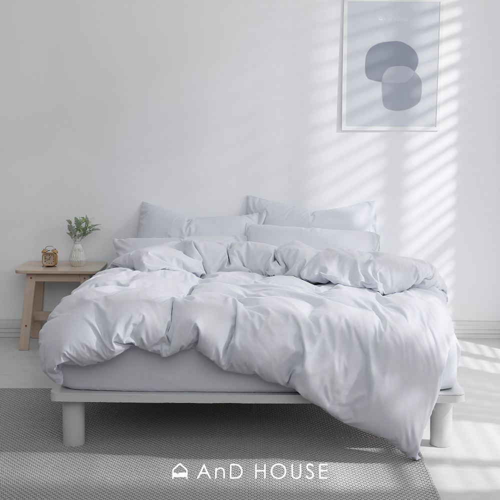 舒柔棉｜100%Polyester｜灰白｜單品&床包被套組