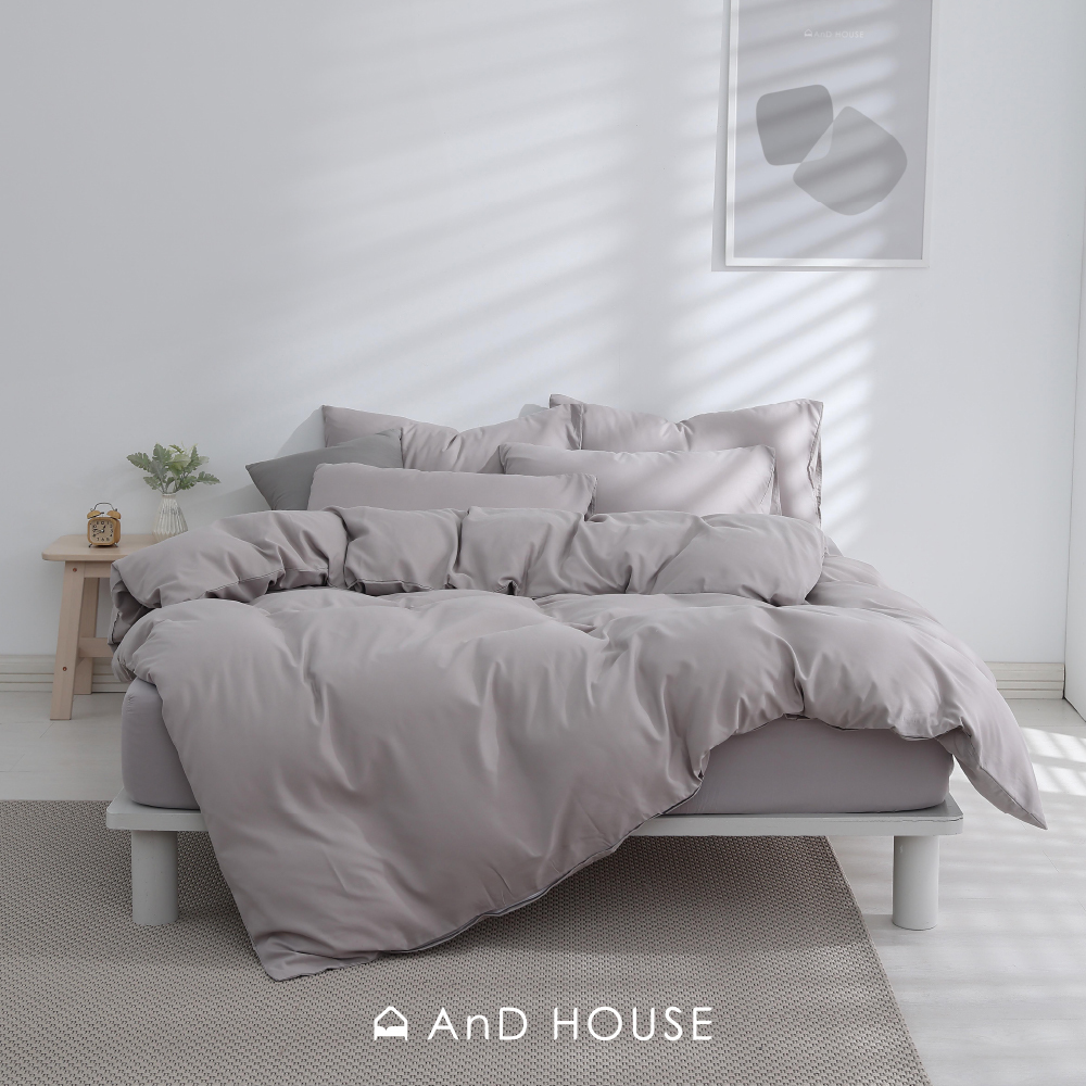 舒柔棉｜100%Polyester｜暖灰色｜單品&床包被套組