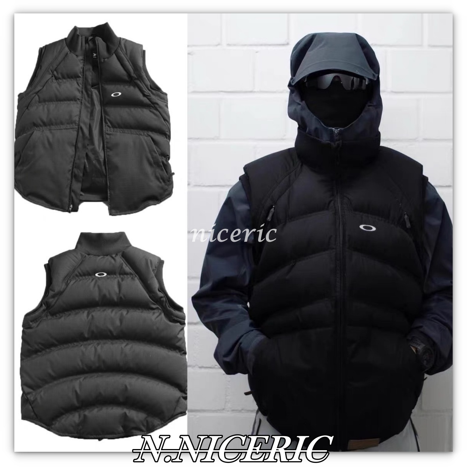 【NICE歐美日韓代購】保暖背心外套oakley鋸齒系列vintage羽絨馬甲戶外機能保暖馬甲背心