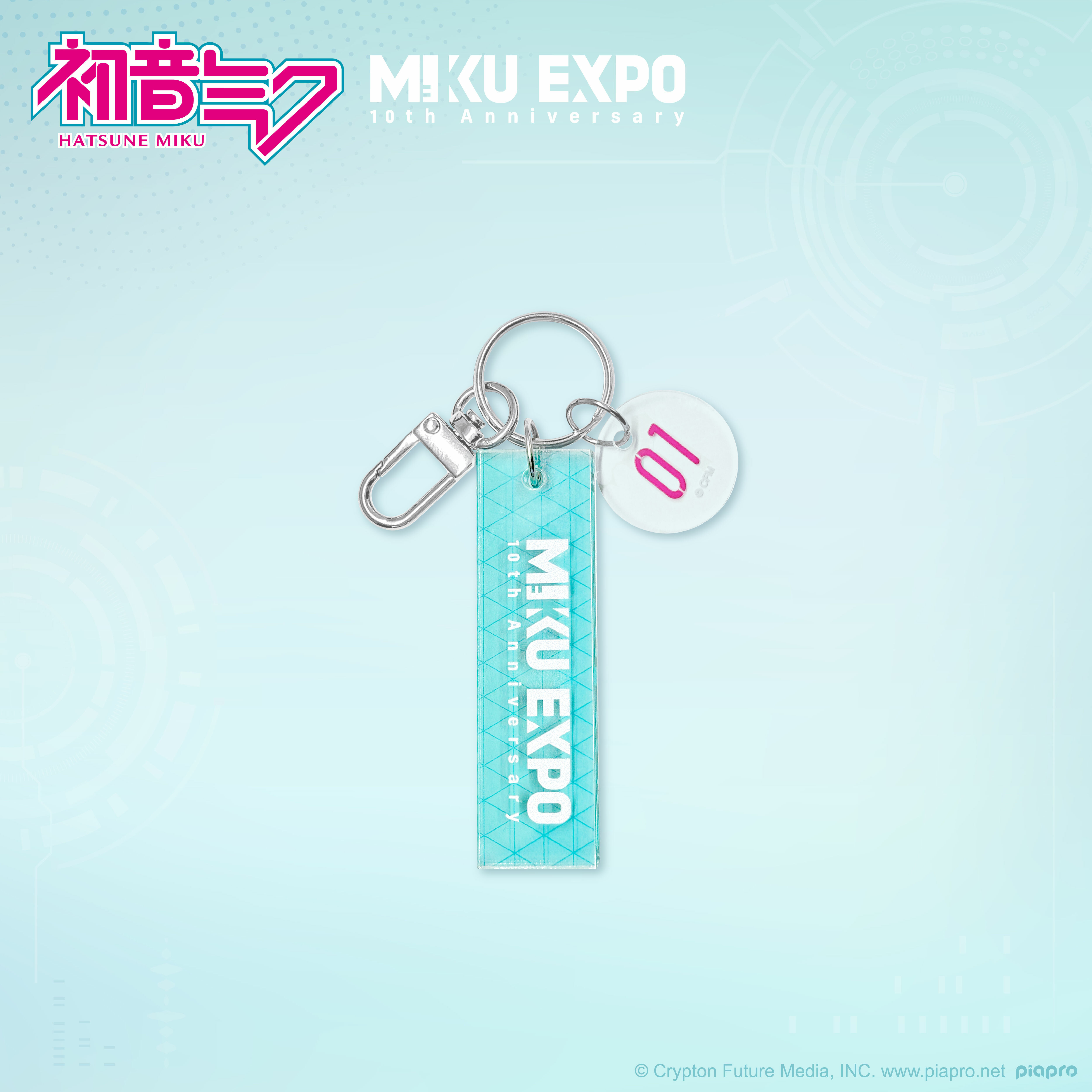 初音未來-MIKU EXPO 10th-鑰匙圈-10週年款