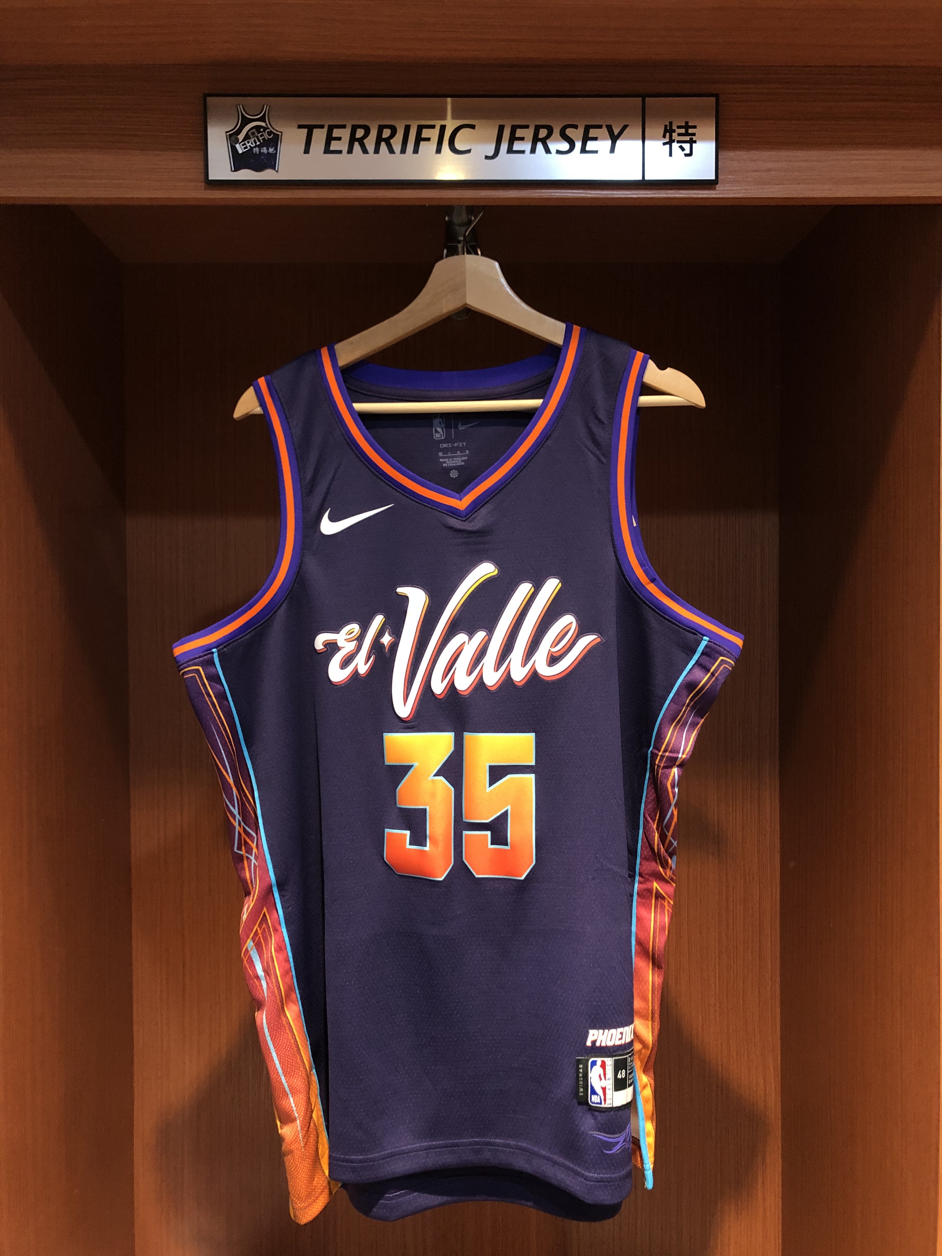 NBA球衣 Kevin Durant 鳳凰城太陽城市 City Nike Swingman 球迷版 熱轉印 全新