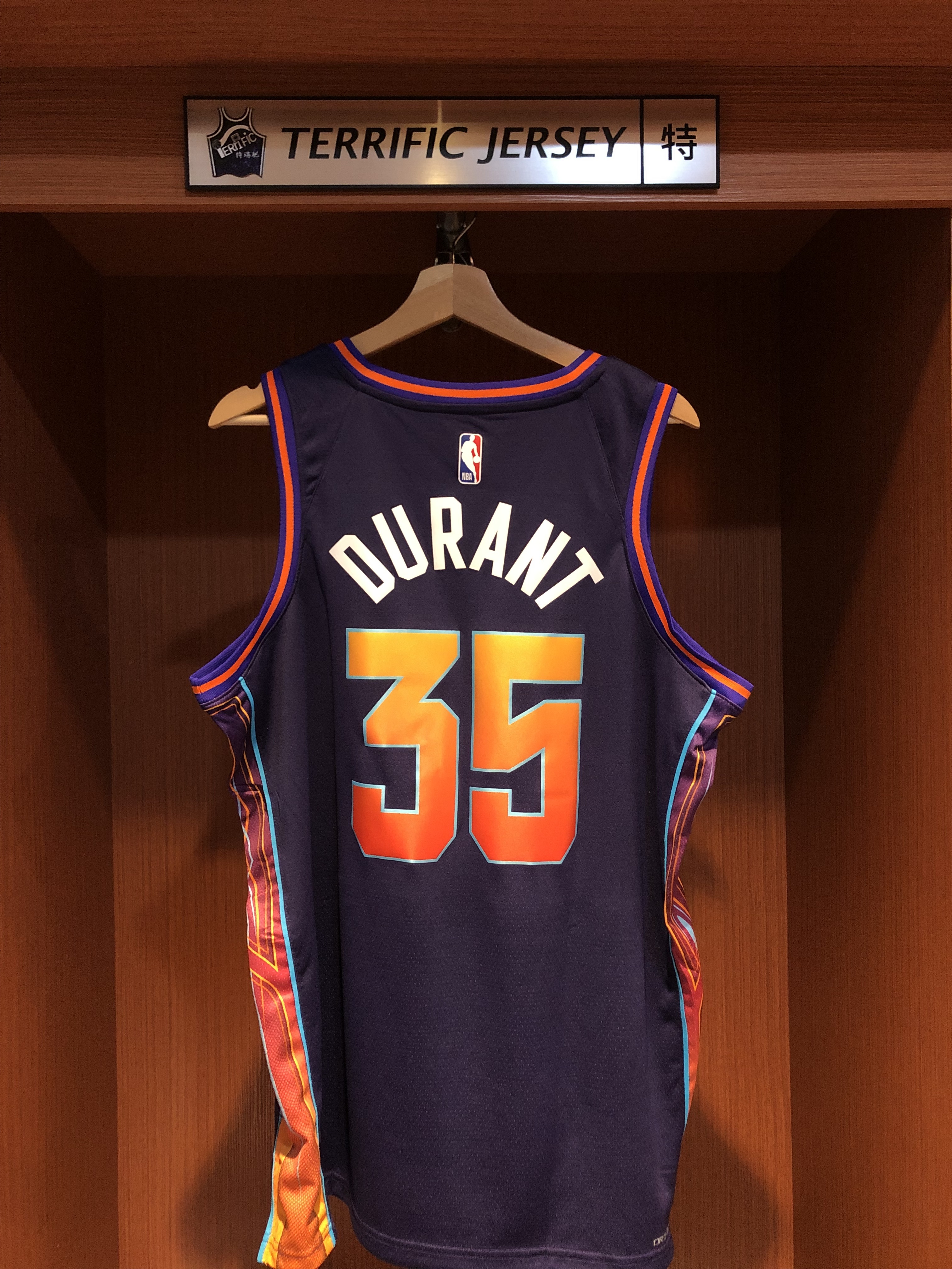 NBA球衣 Kevin Durant 鳳凰城太陽城市 City Nike Swingman 球迷版 熱轉印 全新