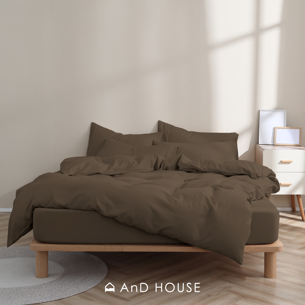 舒柔棉｜100%Polyester｜霧咖色｜單品&床包被套組
