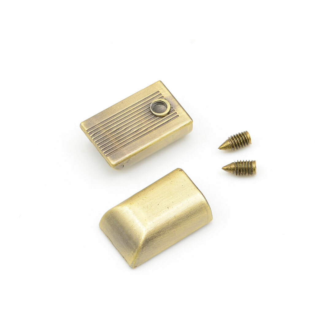 拉鍊尾部用五金釦【2入1組】