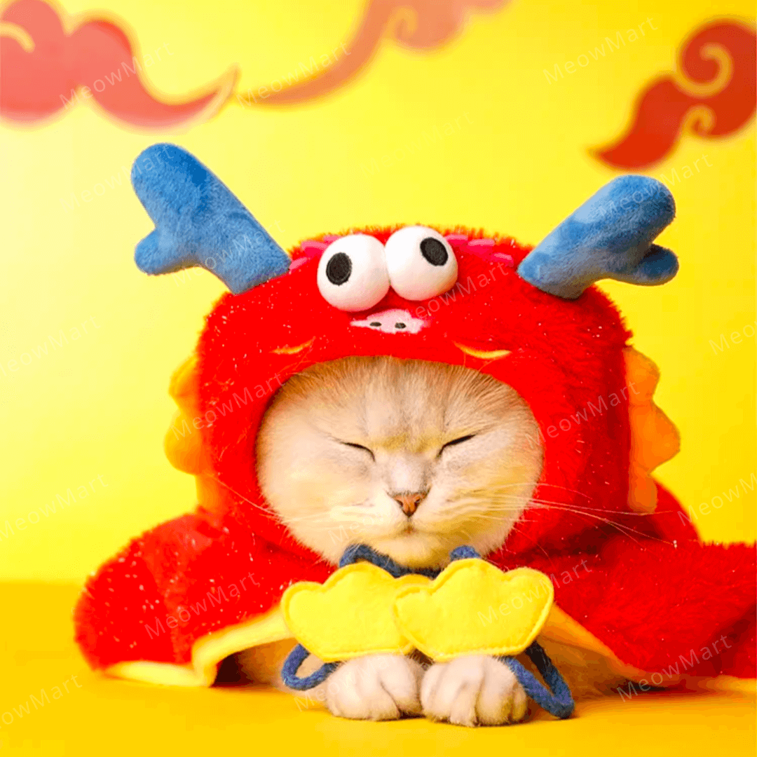 zeze 神龍擺尾貓斗篷貓披風