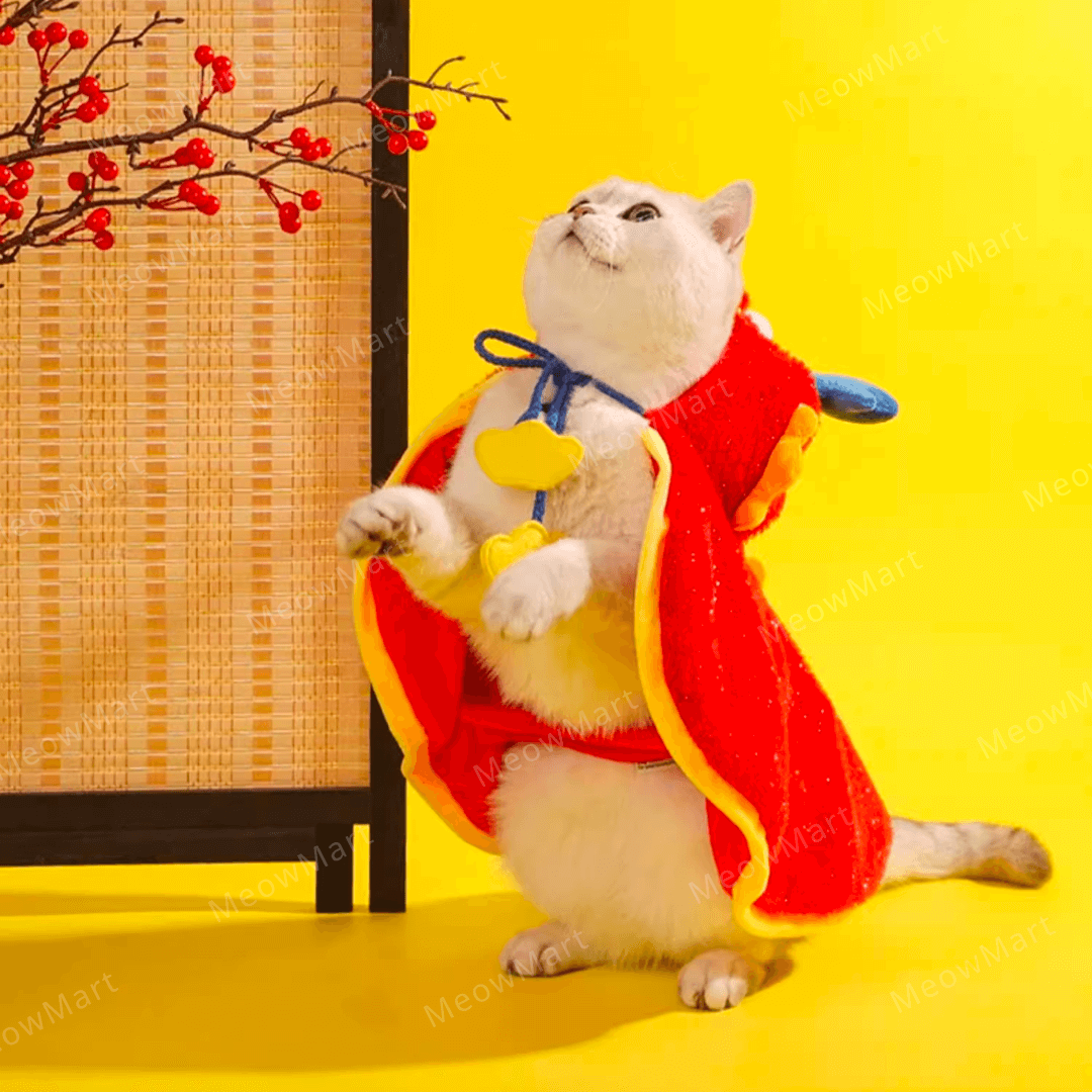 zeze 神龍擺尾貓斗篷貓披風