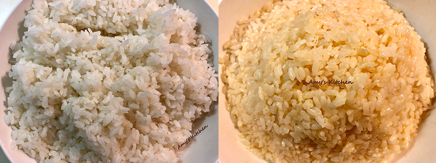 天時莓果-鹹蛋蝦仁蛋炒飯-步驟1.2