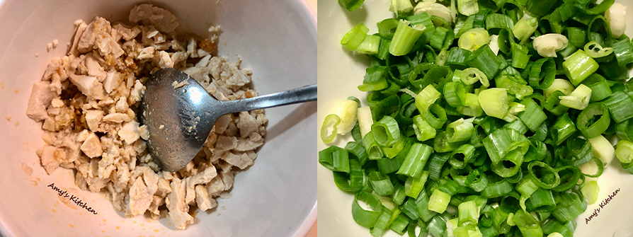 天時莓果-鹹蛋蝦仁蛋炒飯-步驟5.6