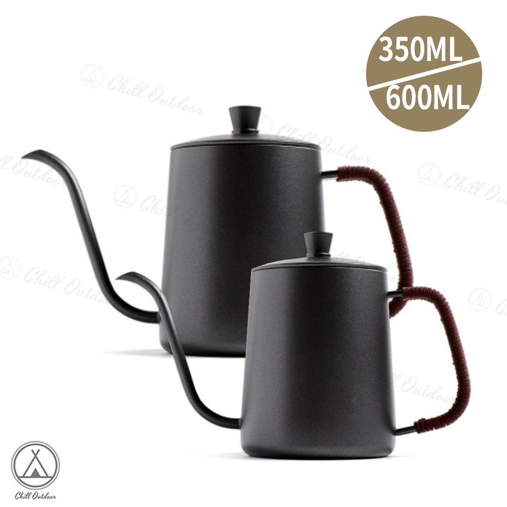 不鏽鋼手沖咖啡壺－(350ml/600ml)