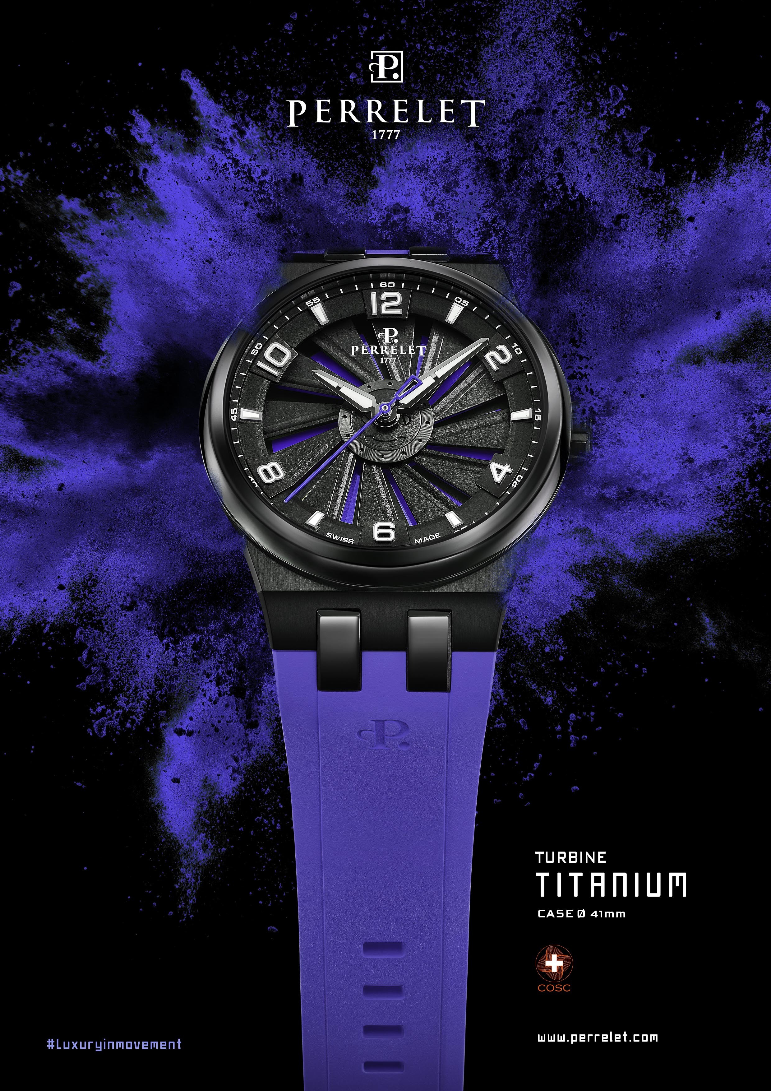 TURBINE 41 TITANIUM BLUE