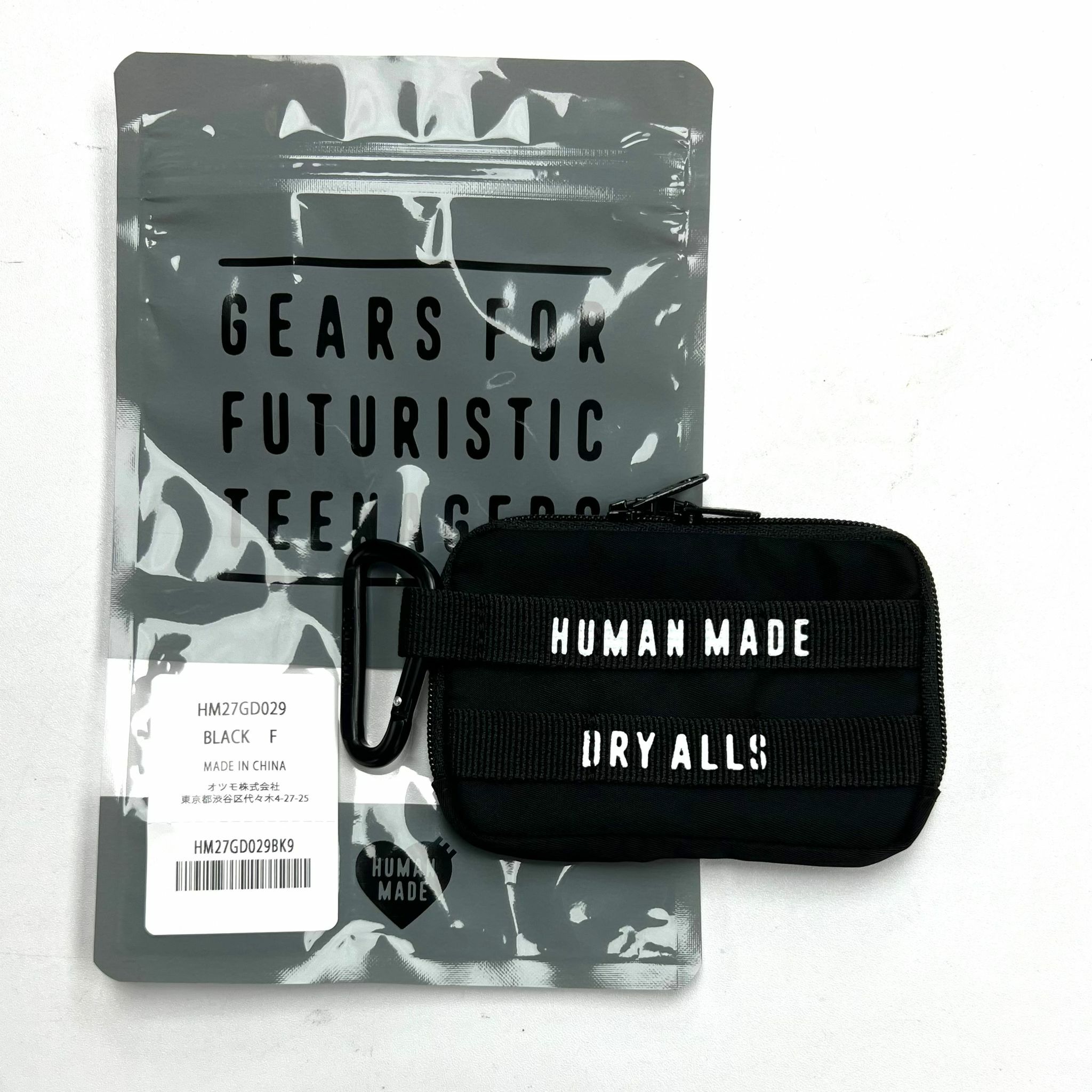 HUMAN MADE MILITARY CARD CASE (BLK/GRAY)