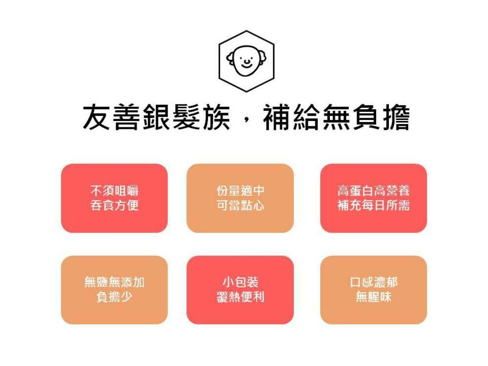 一張中文海報，上面闡述著滴魚精為何適合老人使用