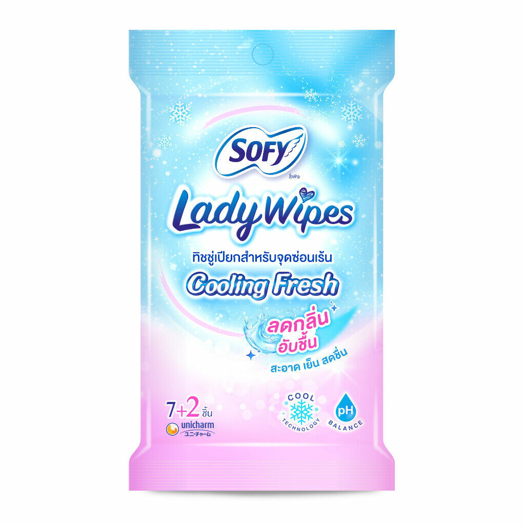 泰國 🇹🇭 Sofy Lady Wipes 天然女性衛生濕紙巾