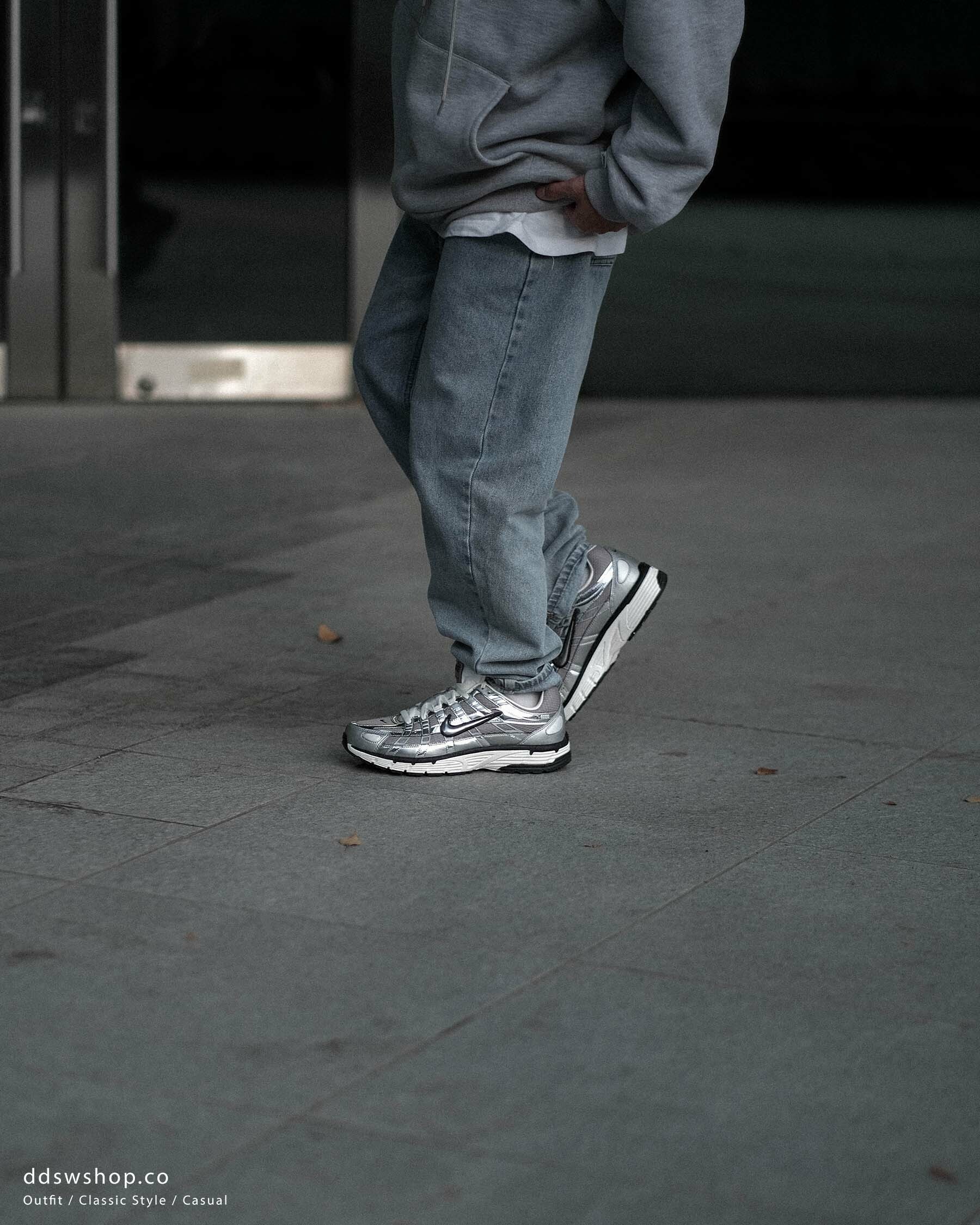 Nike P-6000 黑銀 Y2K 液態銀 奶油底 CN0149-001