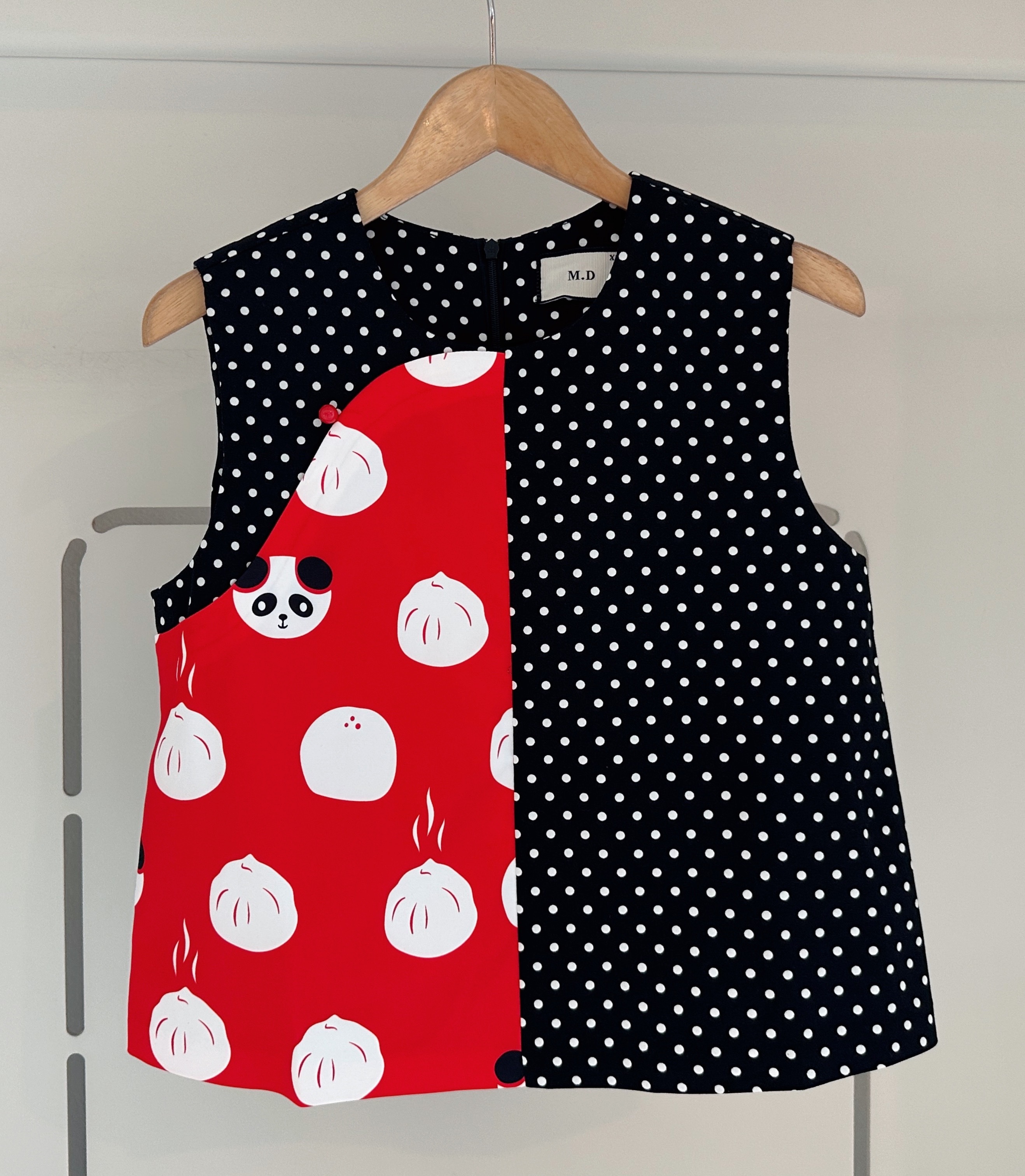 POLKA DOT & PANDA CROP TOP