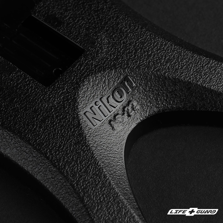 LIFE+GUARD 貼膜安裝示意，適用 Nikon Speedlight SB-5000