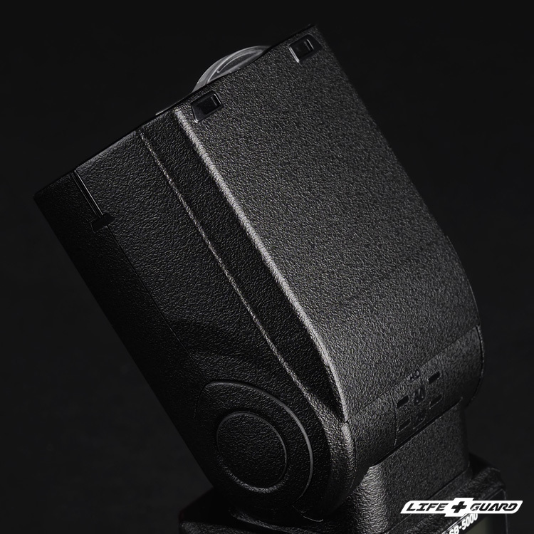 LIFE+GUARD 貼膜安裝示意，適用 Nikon Speedlight SB-5000