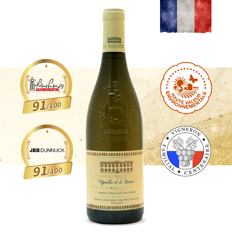 Chateau Beauchene - 教皇新堡 金殿莊園 頂級白酒 2021【寶尚酒莊】