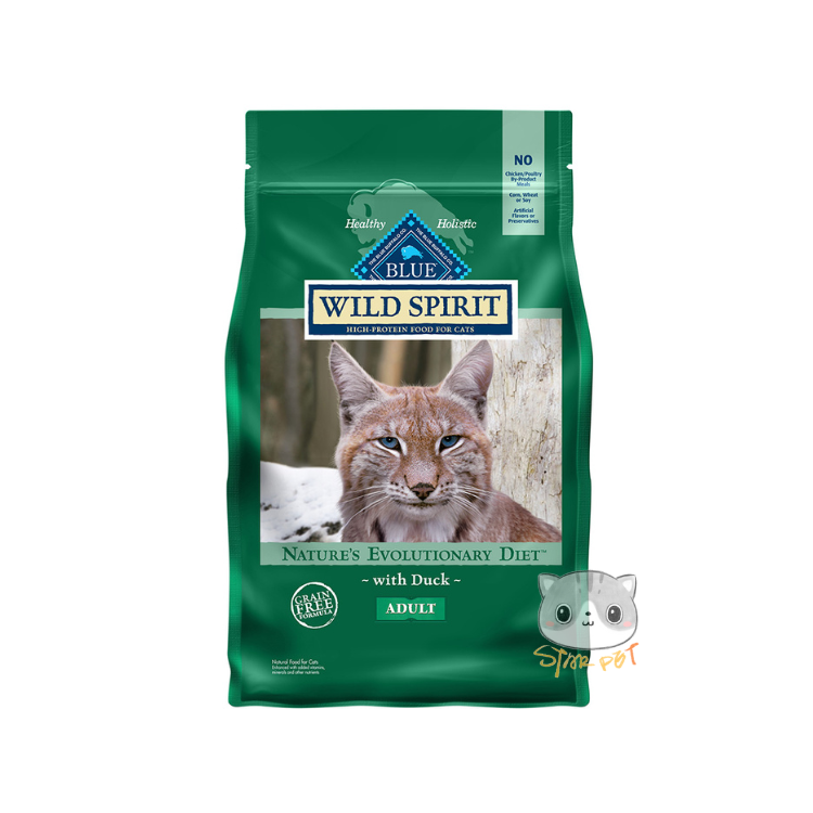 Blue Buffalo WILD Spirit Indoor Adult Cat Duck Recipe (4lb, 11lb)