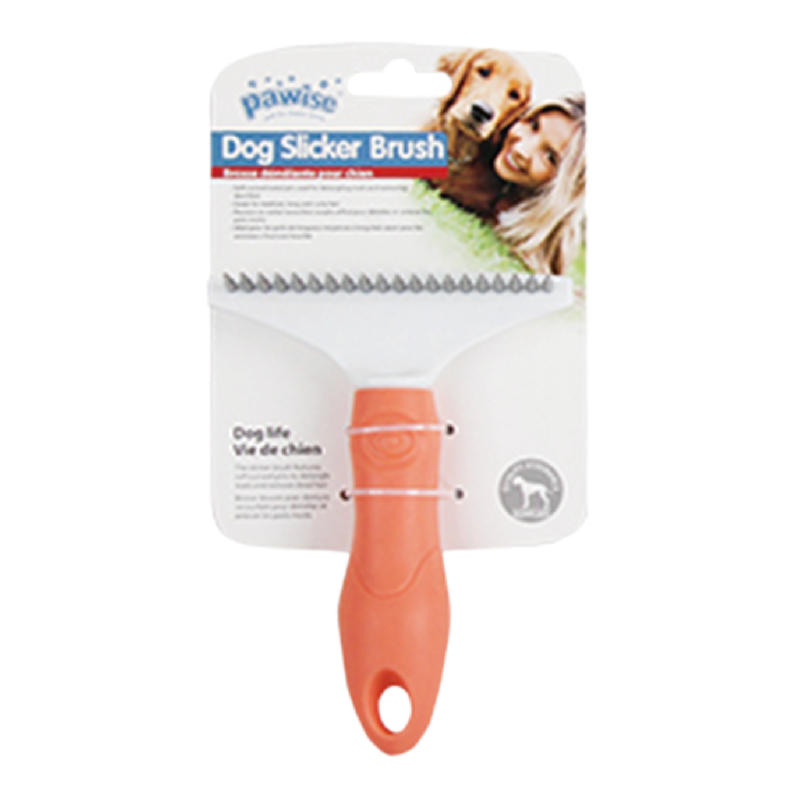 Pawise|去底毛耙梳(NO.11466)