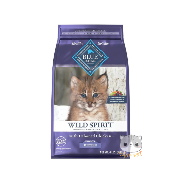 Blue Buffalo WILD Spirit Indoor Kitten Chicken Recipe (4lb, 11lb)