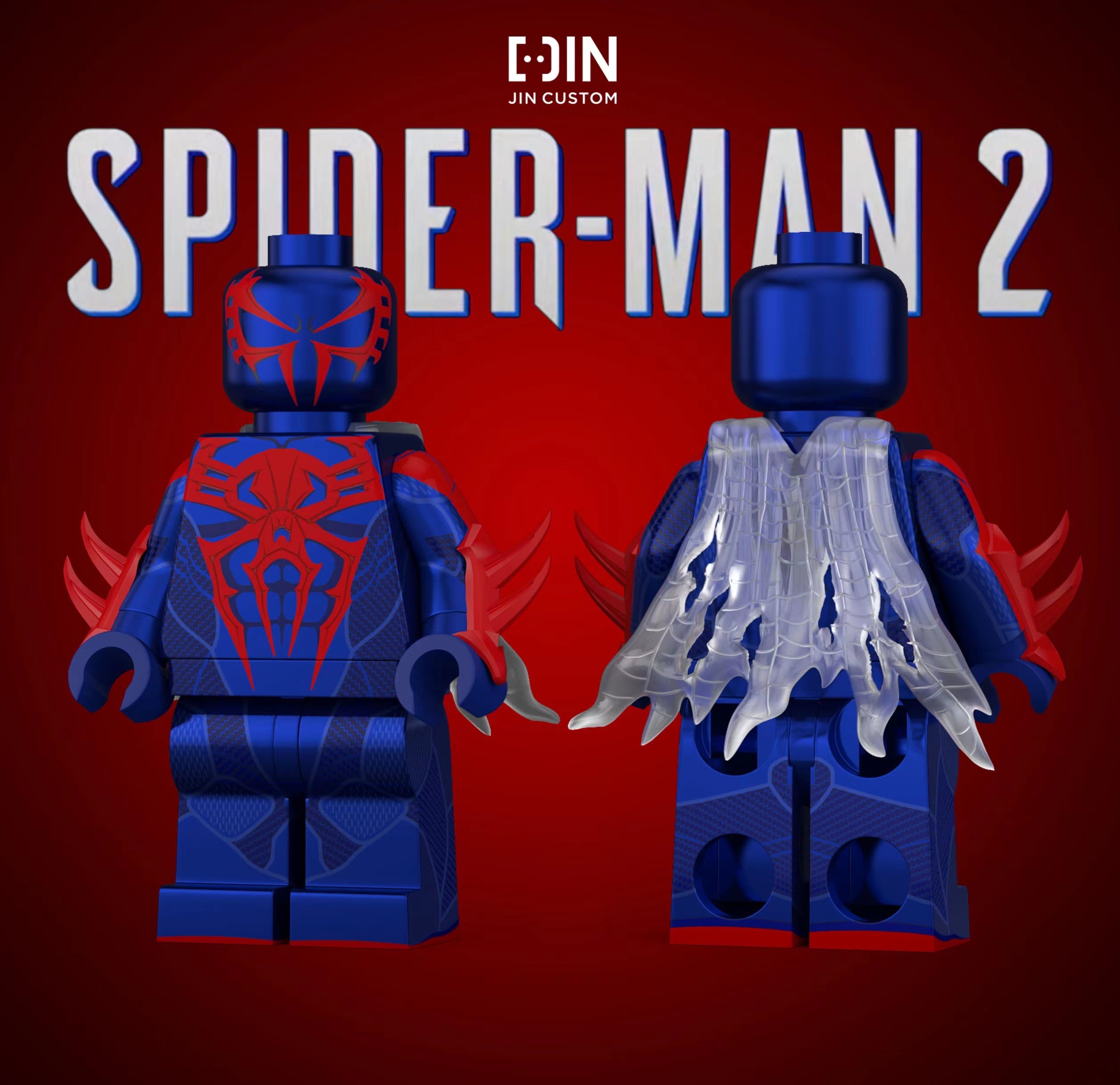 [Jin Customs] [In Stock] PS5 2099 Spider Man [PADprinted]