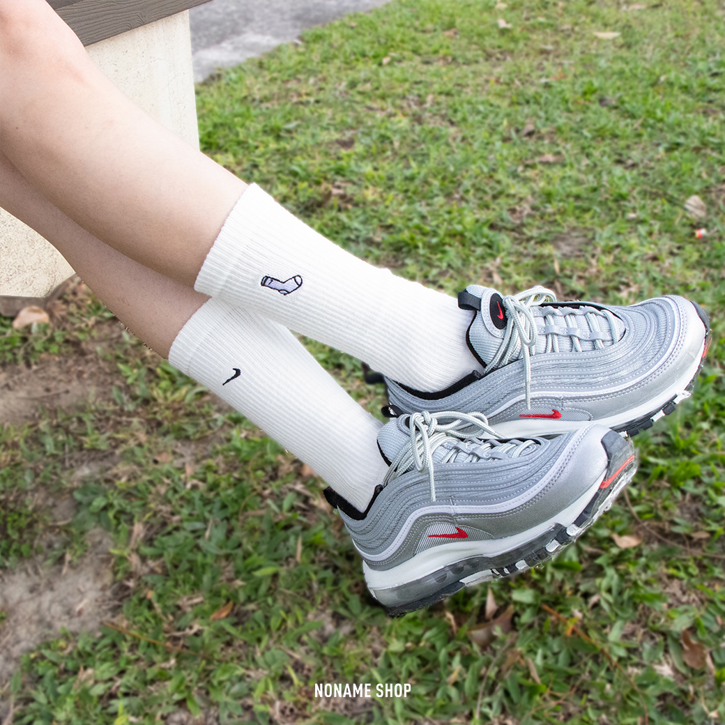 NIKE EVERYDAY PLUS DRI-FIT 刺繡 小勾 長襪 緩震 快乾 兩雙一包 襪子 黑白 米白灰