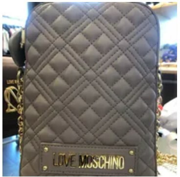 [S] LOVE MOSCHINO QUILTED CROSSBODY BAG,GREY, 8051042319119 (SLM203)