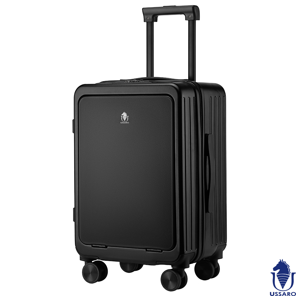 【USSARO】20吋漫步時光系列拉鍊箱/行李箱/旅行箱/登機箱(3色可選)