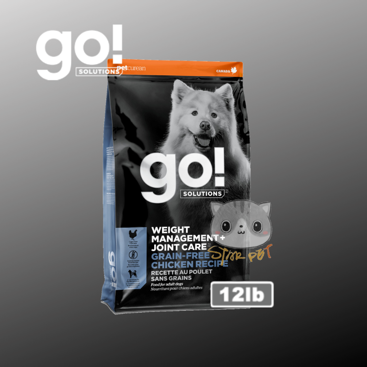 GO! SOLUTIONS™ 關節減重系列 無穀物 雞肉 狗糧 12lb