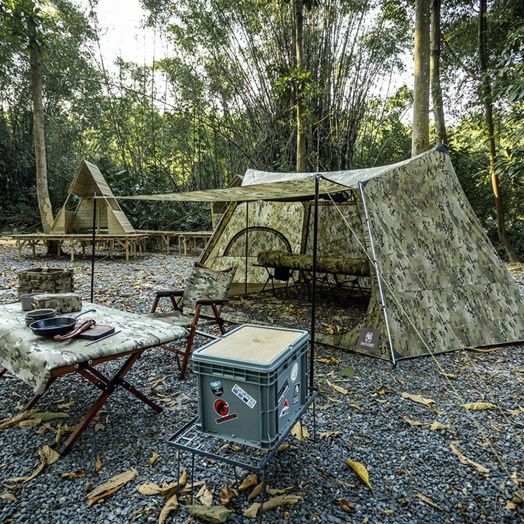 OneTigris SOCE-BHS11--CAMO SOLO HOMESTEAD Camping Tent （Limited Multicam edition-70D nylon)