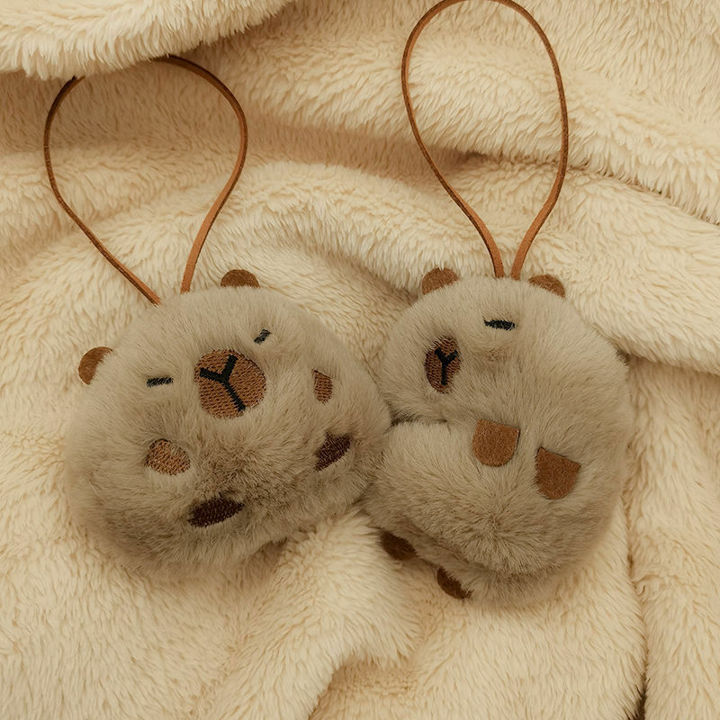 《3541》卡皮巴拉毛絨姓名掛飾