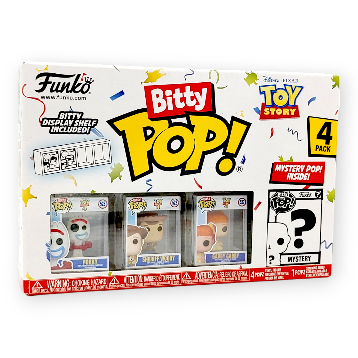 FUNKO Bitty POP套裝<反斗奇兵> (小叉,胡迪,嘉比嘉比,隨機)