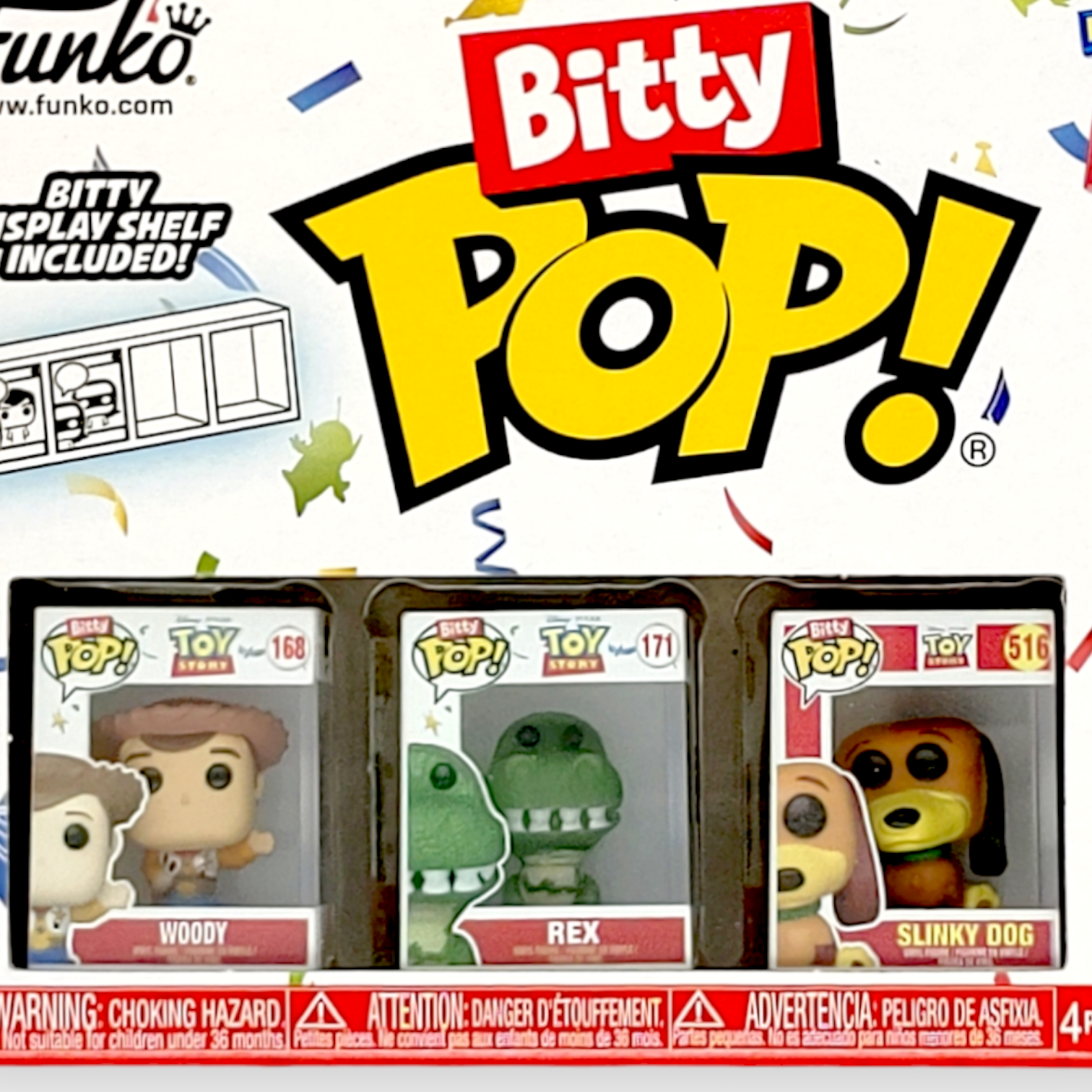 FUNKO Bitty POP套裝<反斗奇兵> (胡迪,泡泡龍,彈弓狗,隨機)