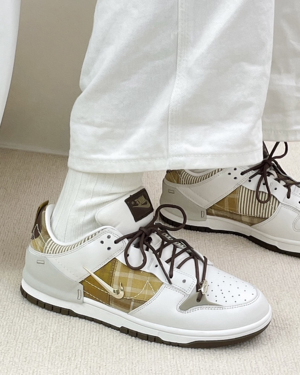 KTQ STORE ‧  Nike Dunk Low Disrupt 2 "Cacao Wow Plaid" 咖啡格紋 解構FV3640‑071