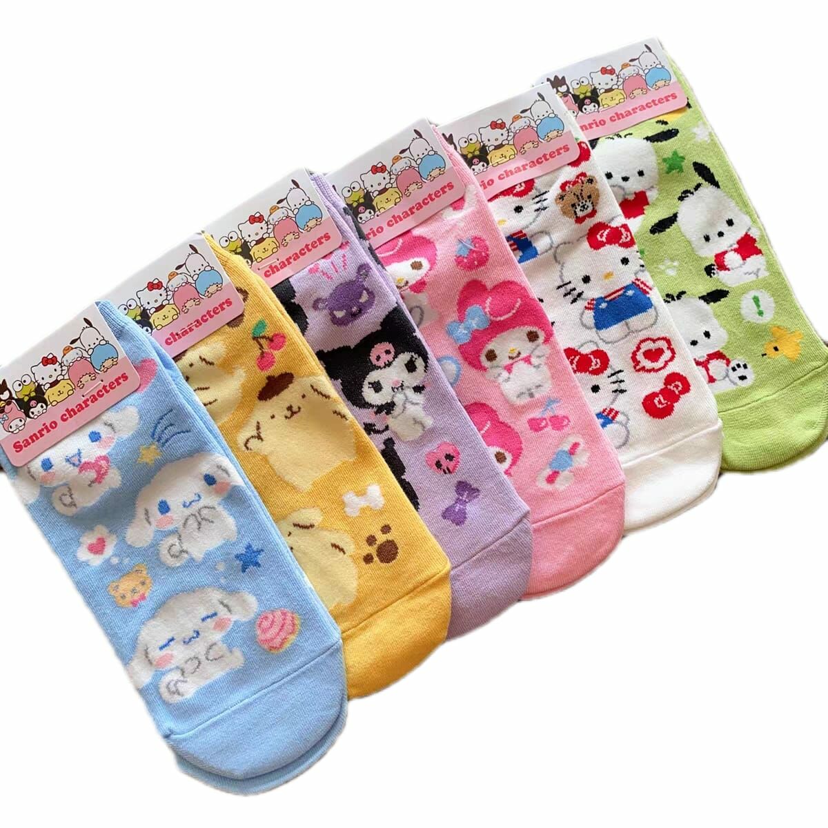 Sanrio 韓國製 成人短襪 22-26cm