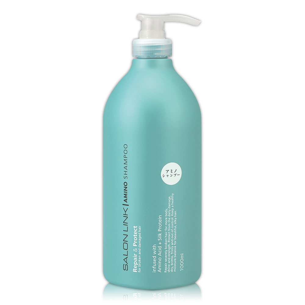 日本熊野沙龍級氨基酸洗髮精1000ml+日本熊野沙龍級胺基酸健髮護髮素300g