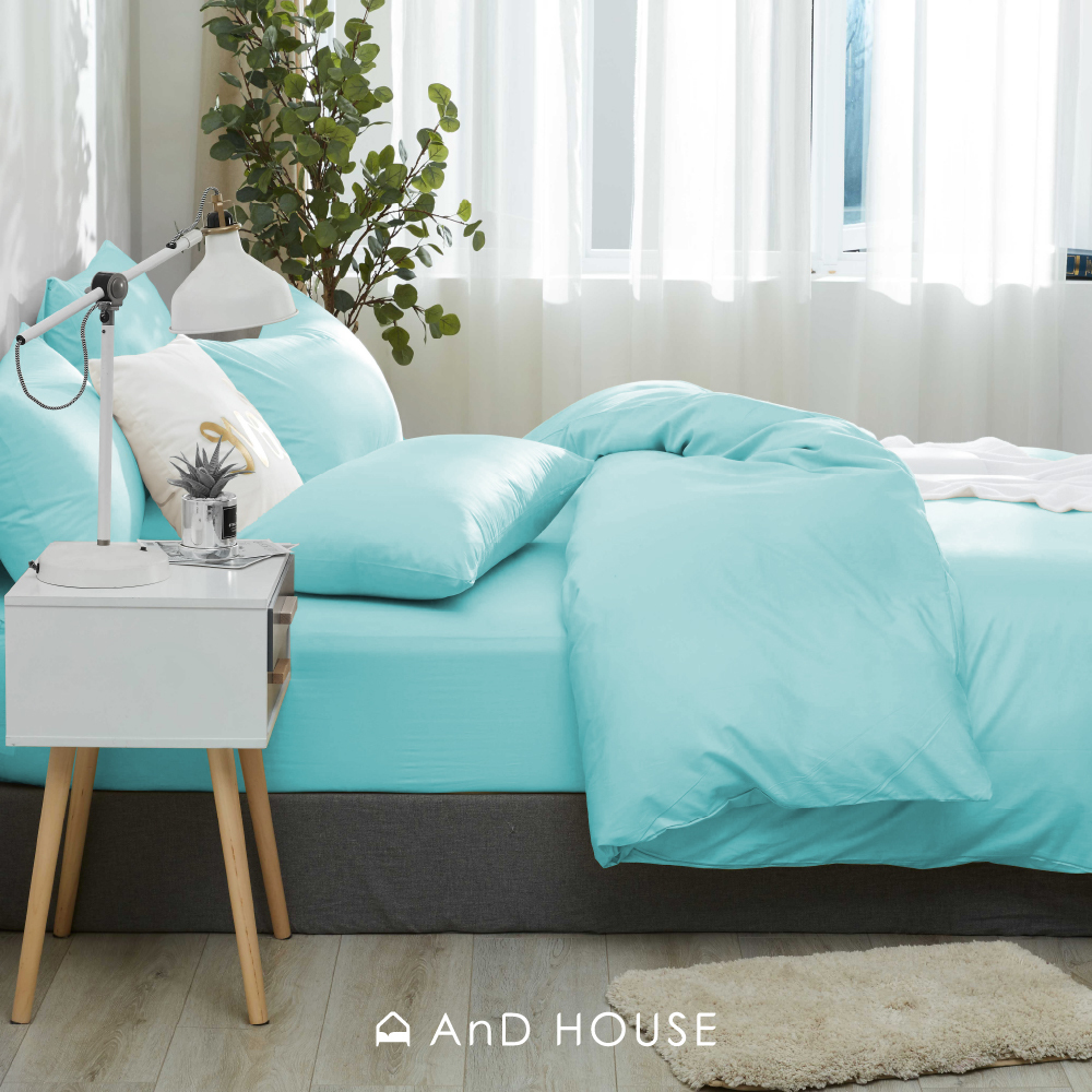 200織精梳純棉｜100%純棉｜蒂芬妮綠｜單品&床包被套組